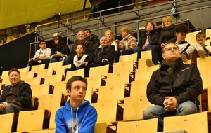 un champion du monde dans les tribunes...